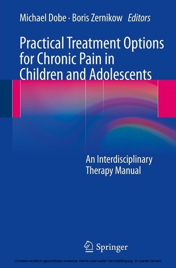 Practical Treatment Options for Chronic Pain in Children and Adolescents