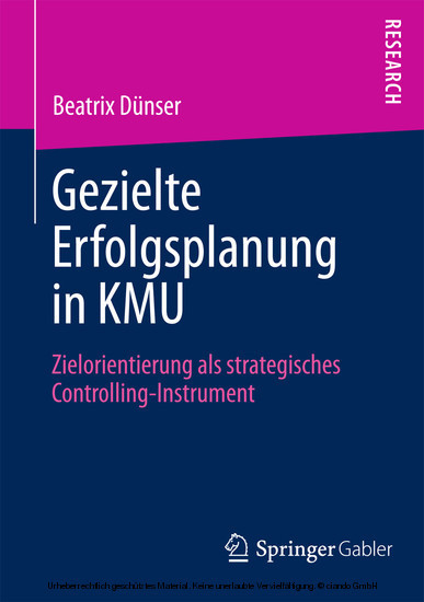 Gezielte Erfolgsplanung in KMU