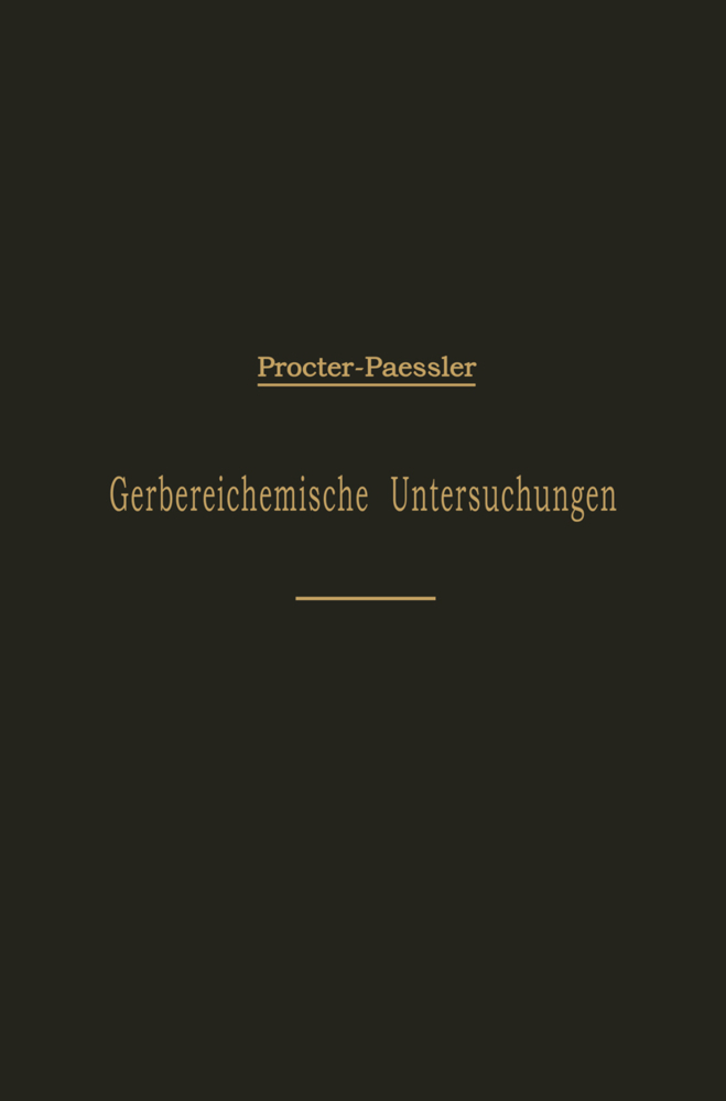 Leitfaden für gerbereichemische Untersuchungen