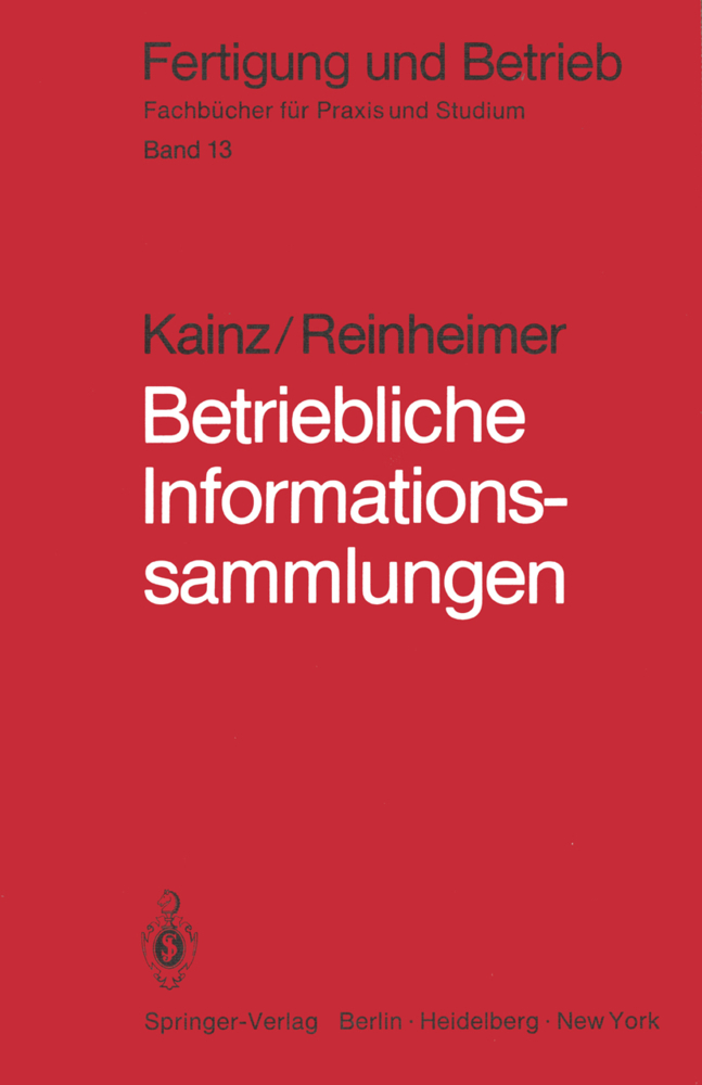 Betriebliche Informationssammlungen