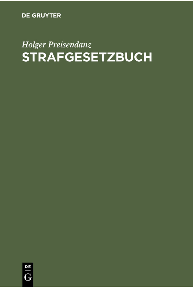 Strafgesetzbuch