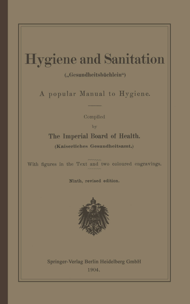 Hygiene and Sanitation ('Gesundheitsbüchlein')