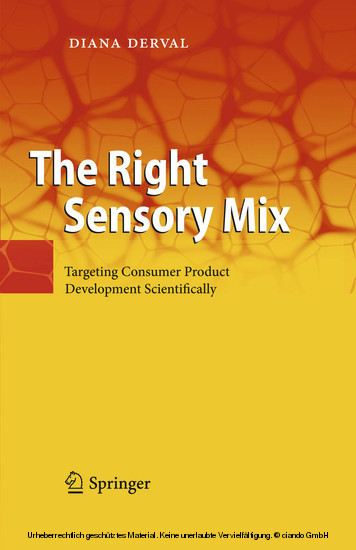The Right Sensory Mix