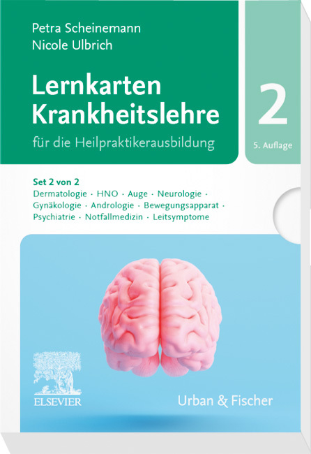 Lernkarten Krankheitslehre Set 2 für die Heilpraktikerausbildung. (Set 2 von 2, Karten H-Q)