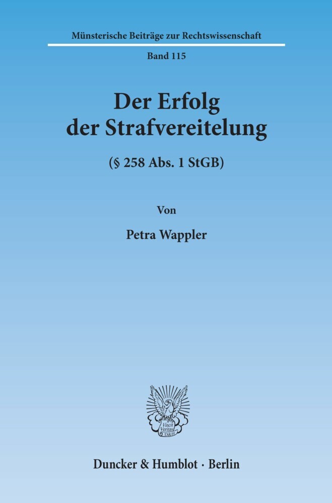 Der Erfolg der Strafvereitelung
