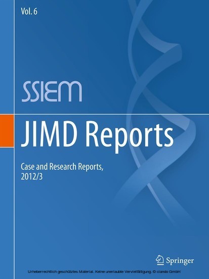 JIMD Reports - Case and Research Reports, 2012/3