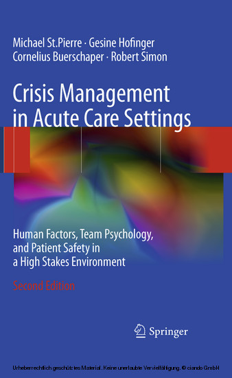 Crisis Management in Acute Care Settings