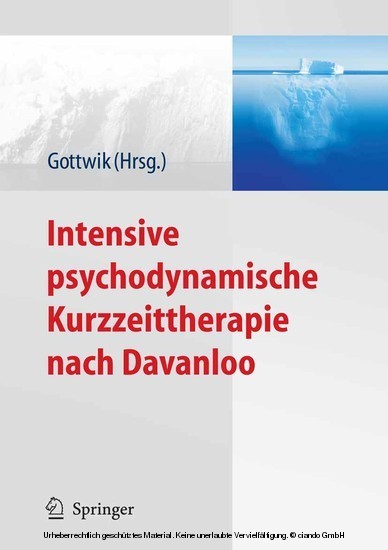Intensive psychodynamische Kurzzeittherapie nach Davanloo