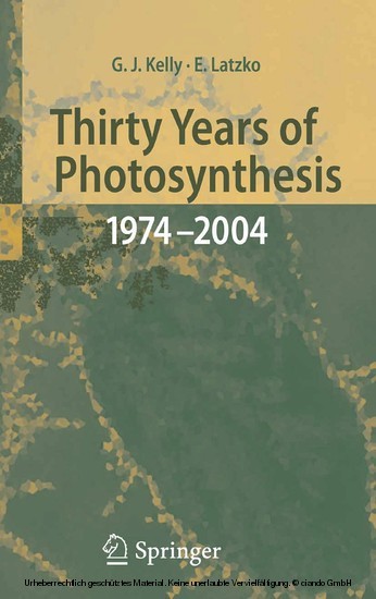 Thirty Years of Photosynthesis