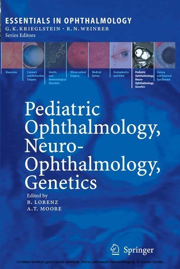 Pediatric Ophthalmology, Neuro-Ophthalmology, Genetics