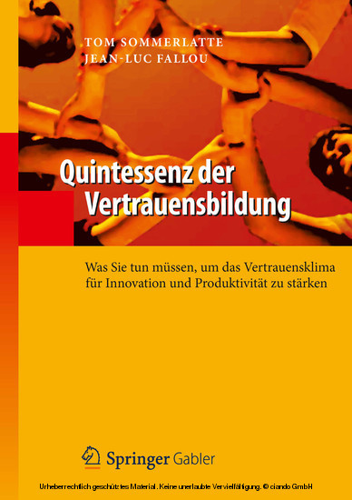 Quintessenz der Vertrauensbildung