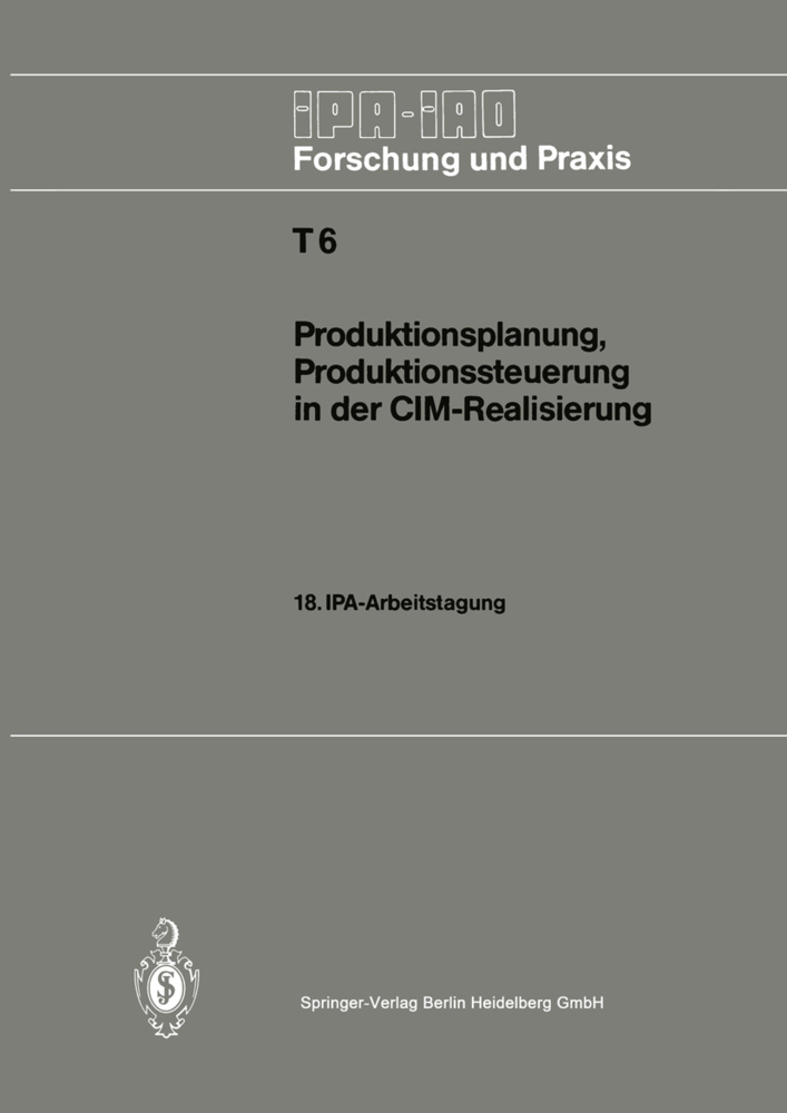 Produktionsplanung, Produktionssteuerung in der CIM-Realisierung