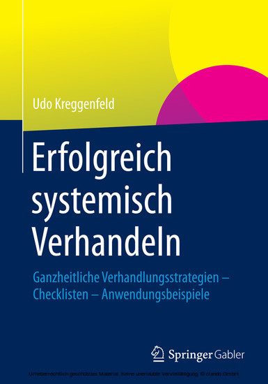 Erfolgreich systemisch verhandeln