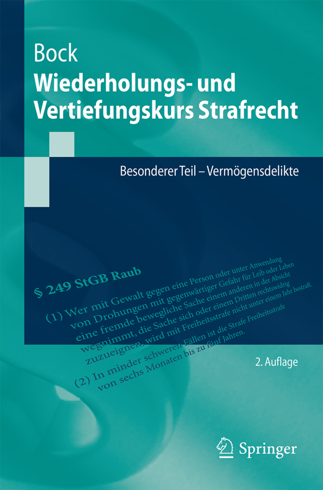 Wiederholungs- und Vertiefungskurs Strafrecht