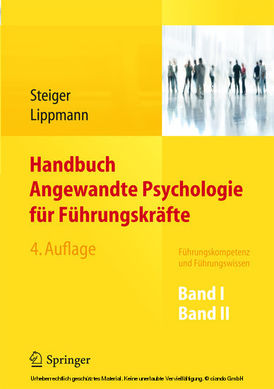 Handbuch Angewandte Psychologie für Führungskräfte