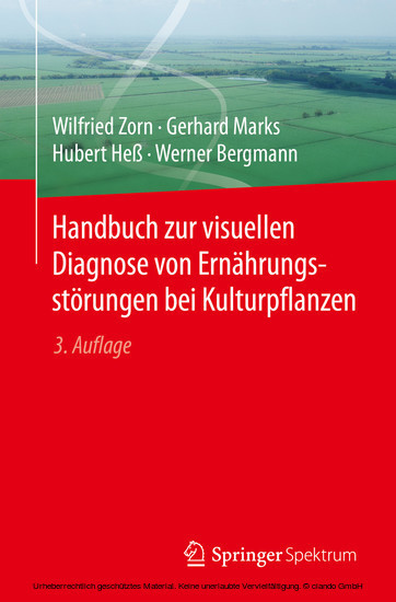 Handbuch zur visuellen Diagnose von Ernährungsstörungen bei Kulturpflanzen