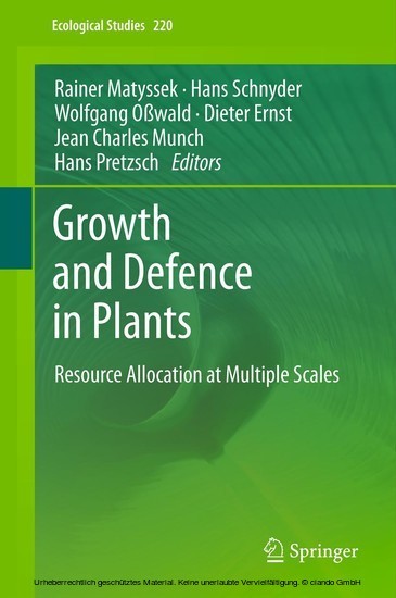 Growth and Defence in Plants