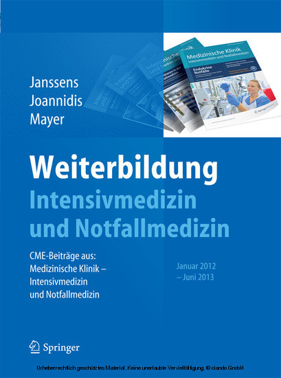 Weiterbildung Intensivmedizin und Notfallmedizin