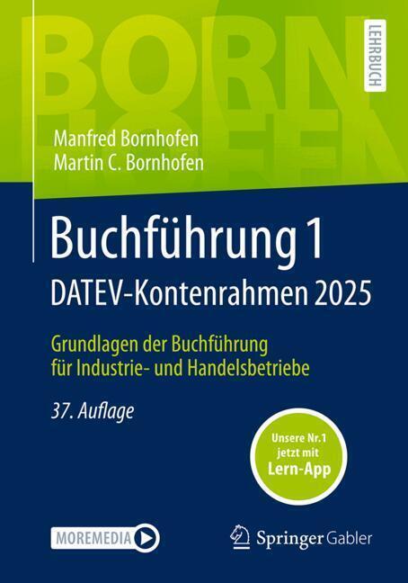 Buchführung 1 DATEV-Kontenrahmen 2025, m. 1 Buch, m. 1 E-Book
