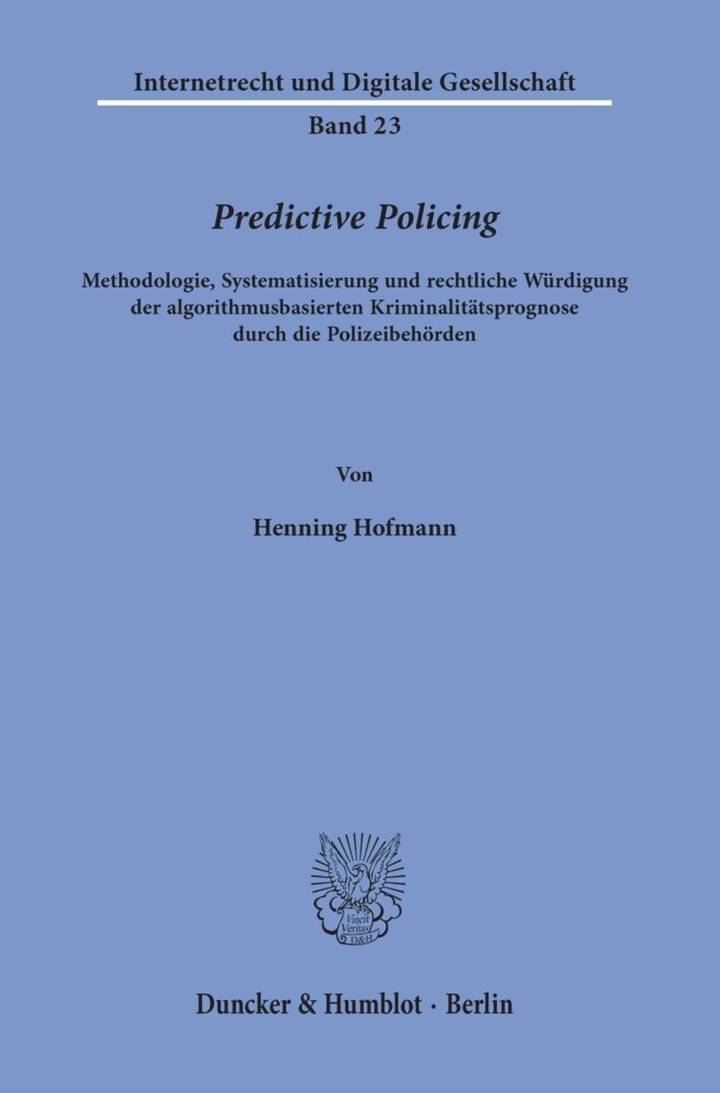 Predictive Policing.