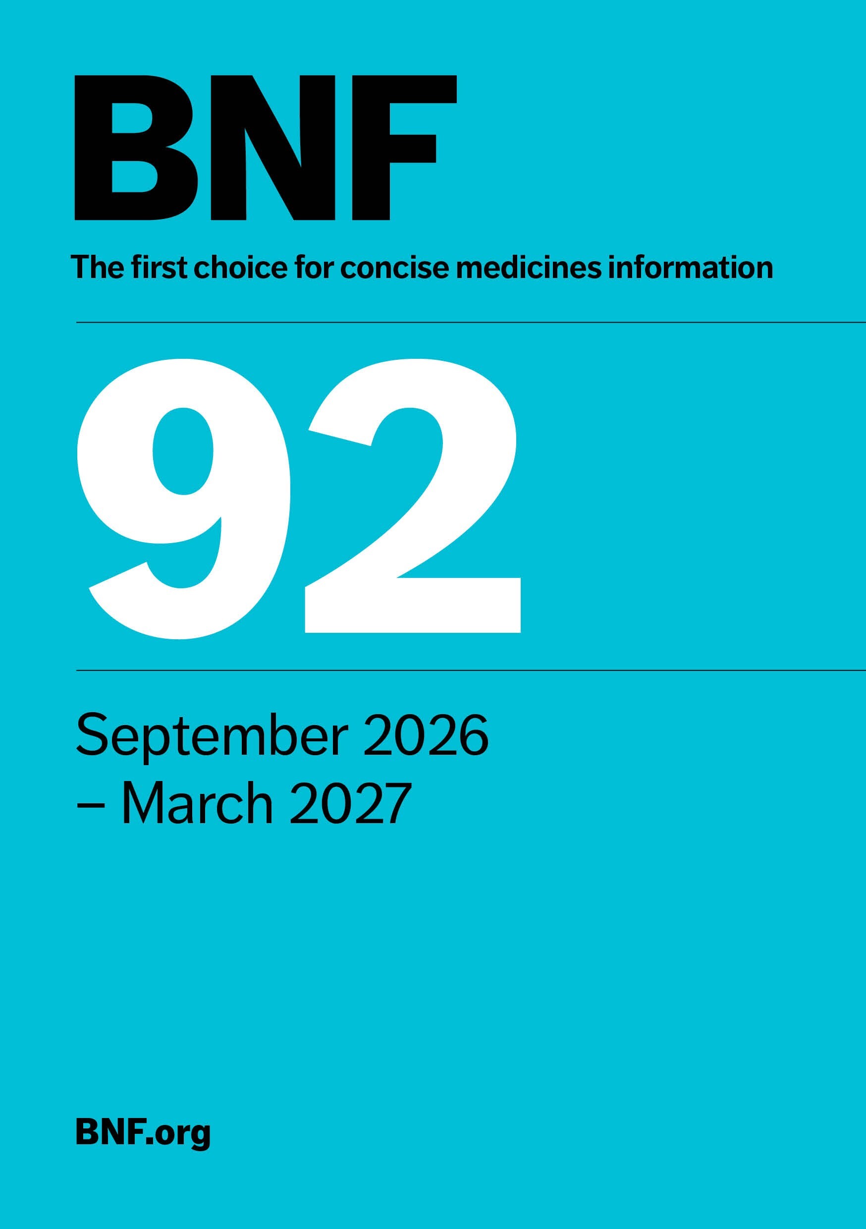British National Formulary No. 92