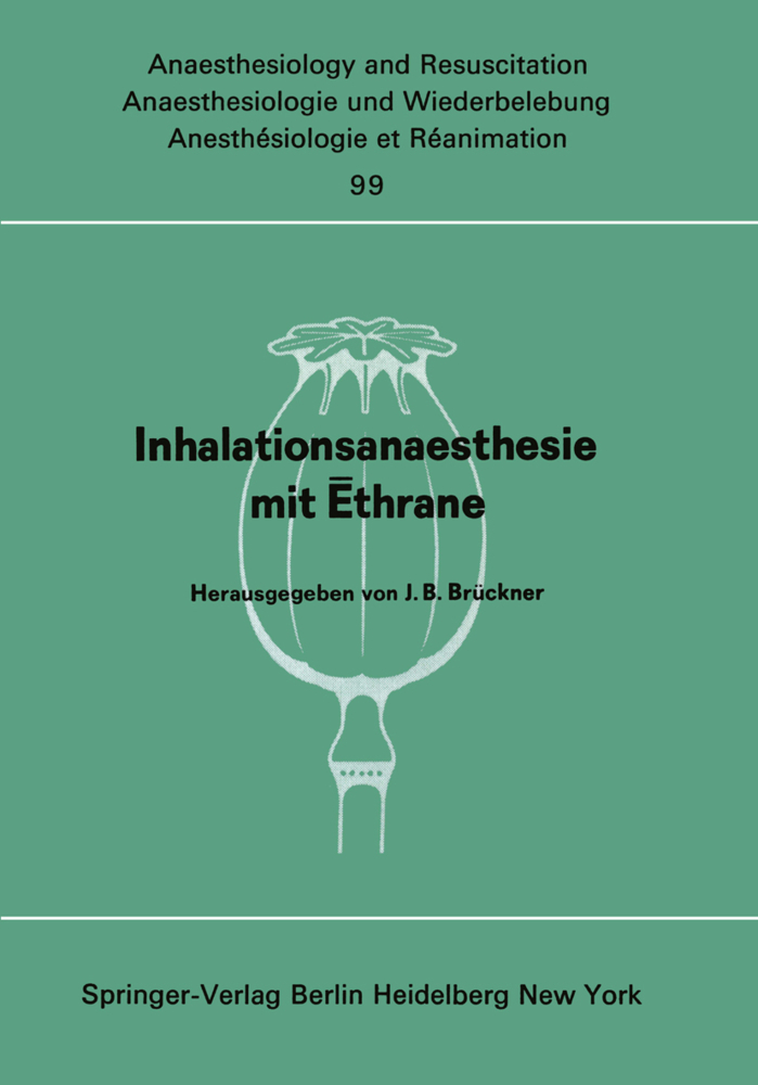 Inhalationsanaesthesie mit  thrane