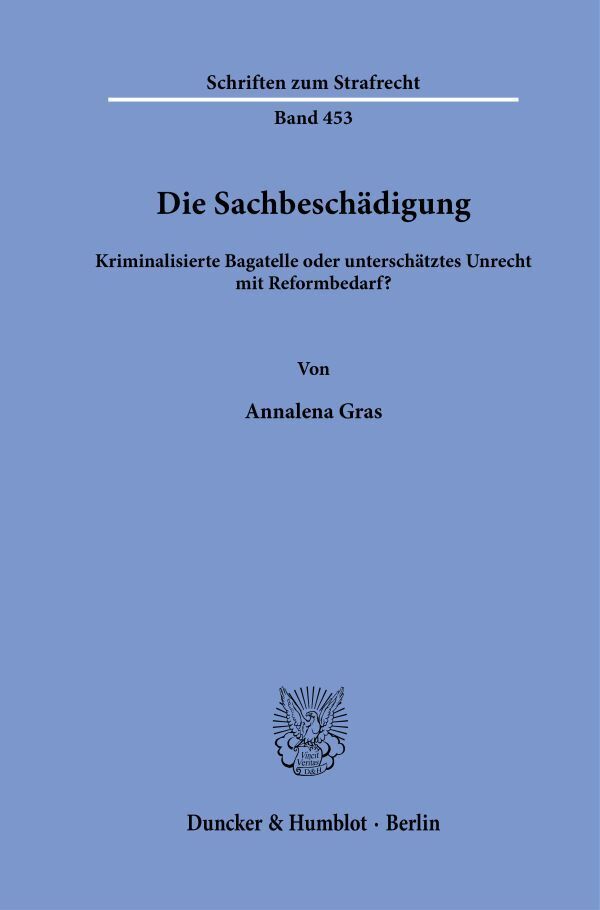 Die Sachbeschädigung