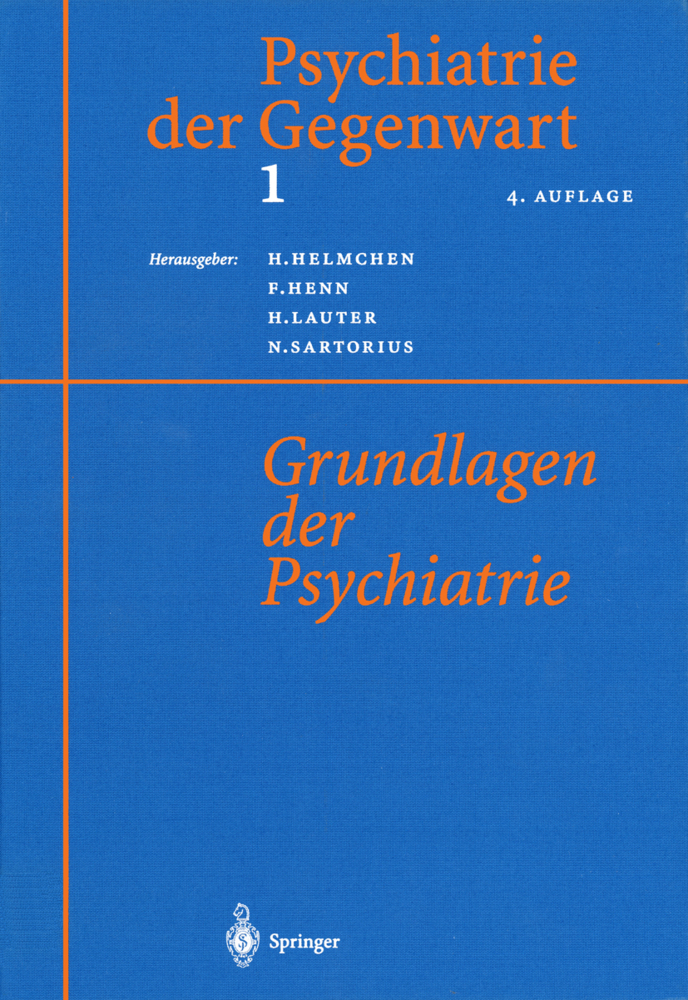 Psychiatrie der Gegenwart 1