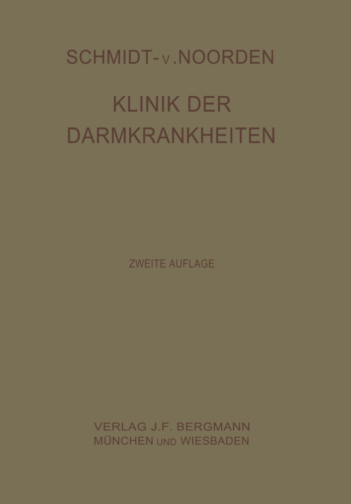 Klinik der Darmkrankheiten