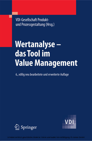 Wertanalyse - das Tool im Value Management