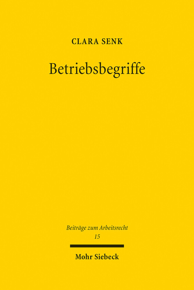 Betriebsbegriffe