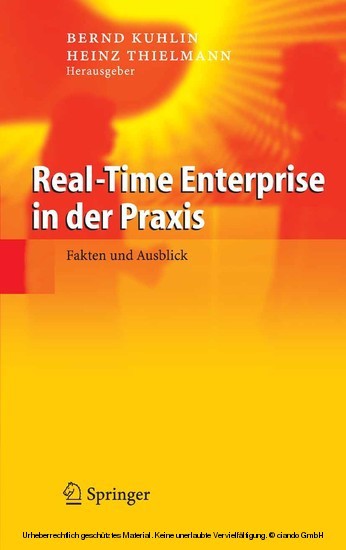 Real-Time Enterprise in der Praxis