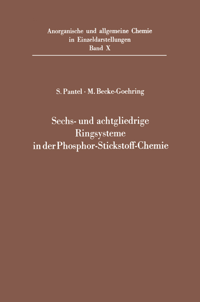 Sechs- und achtgliedrige Ringsysteme in der Phosphor-Stickstoff-Chemie