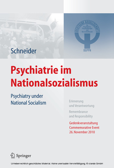 Psychiatrie im Nationalsozialismus