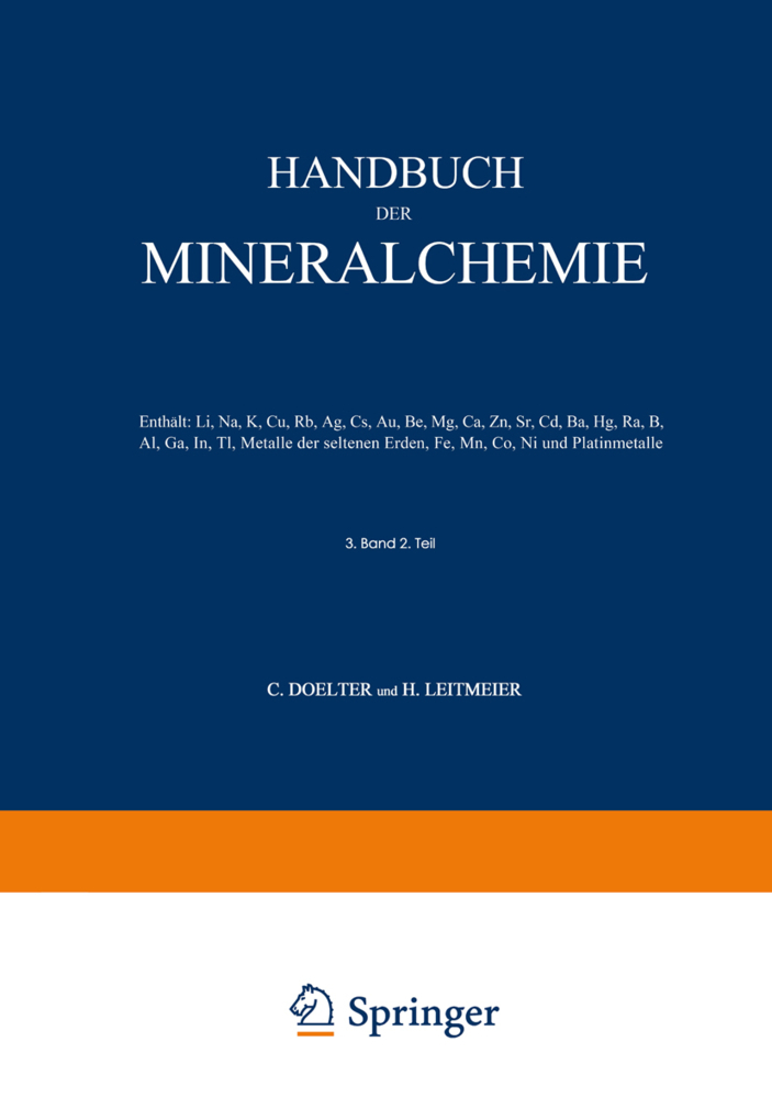 Handbuch der Mineralchemie, 2 Tle.