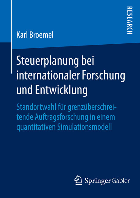 Steuerplanung bei internationaler Forschung und Entwicklung