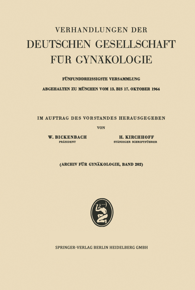 Verhandlungen der Deutschen Gesellschaft für Gynäkologie