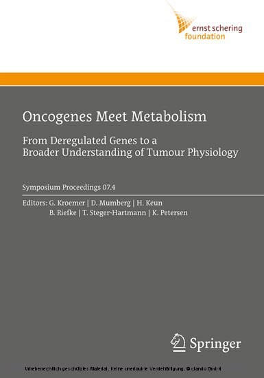 Oncogenes Meet Metabolism