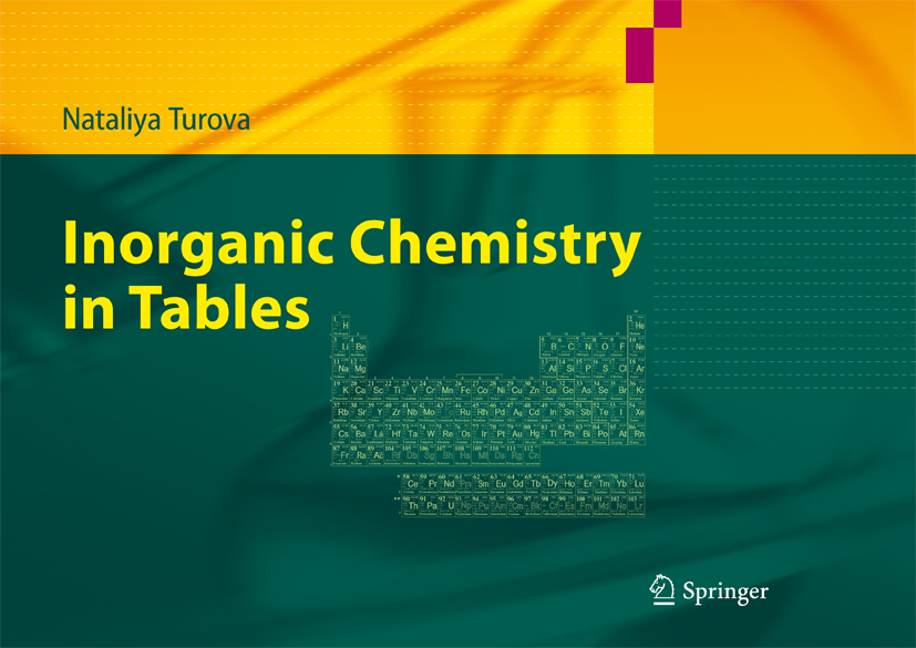 Inorganic Chemistry in Tables