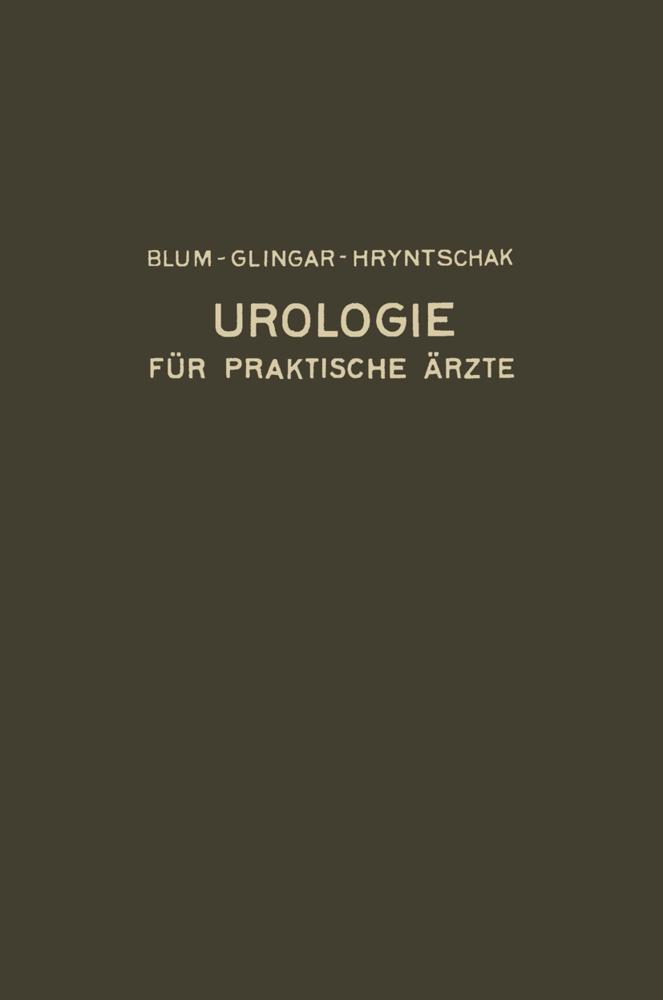 Urologie und ihre Grenzgebiete