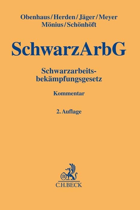Schwarzarbeitsbekämpfungsgesetz. SchwarzArbG