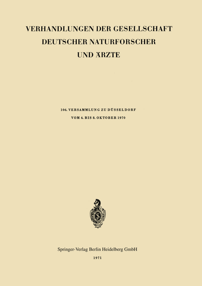 Verhandlungen der Gesellschaft Deutscher Naturforscher und Ärzte