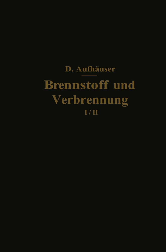 Brennstoff und Verbrennung