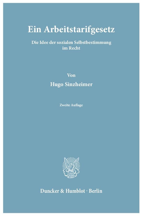 Ein Arbeitstarifgesetz.