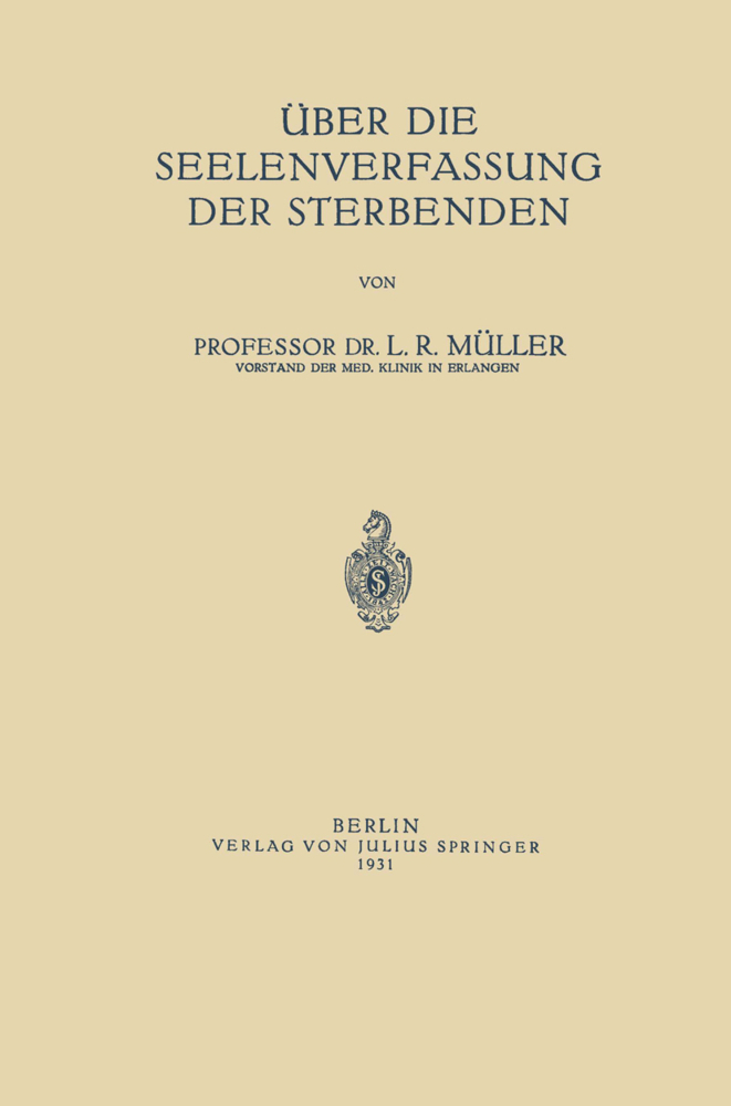 Über die Seelenverfassung der Sterbenden