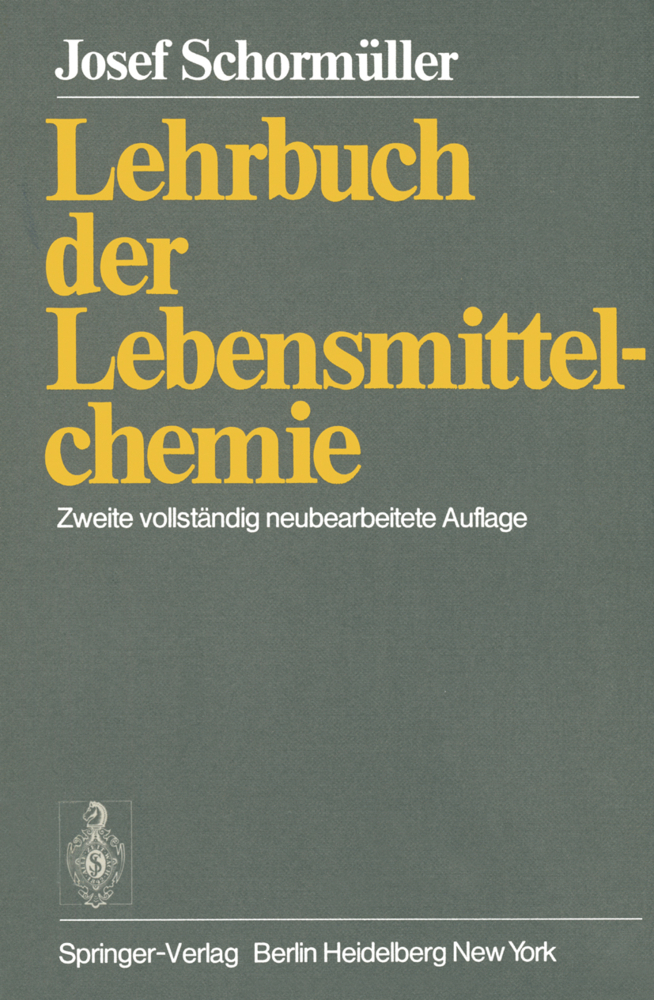 Lehrbuch der Lebensmittelchemie