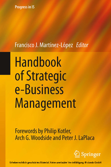 Handbook of Strategic e-Business Management
