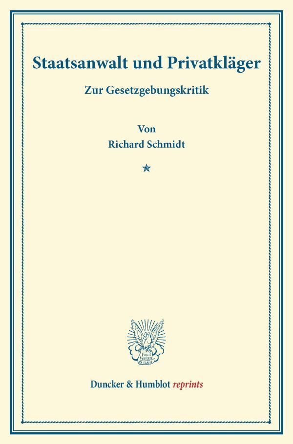 Staatsanwalt und Privatkläger.