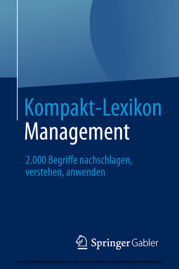 Kompakt-Lexikon Management