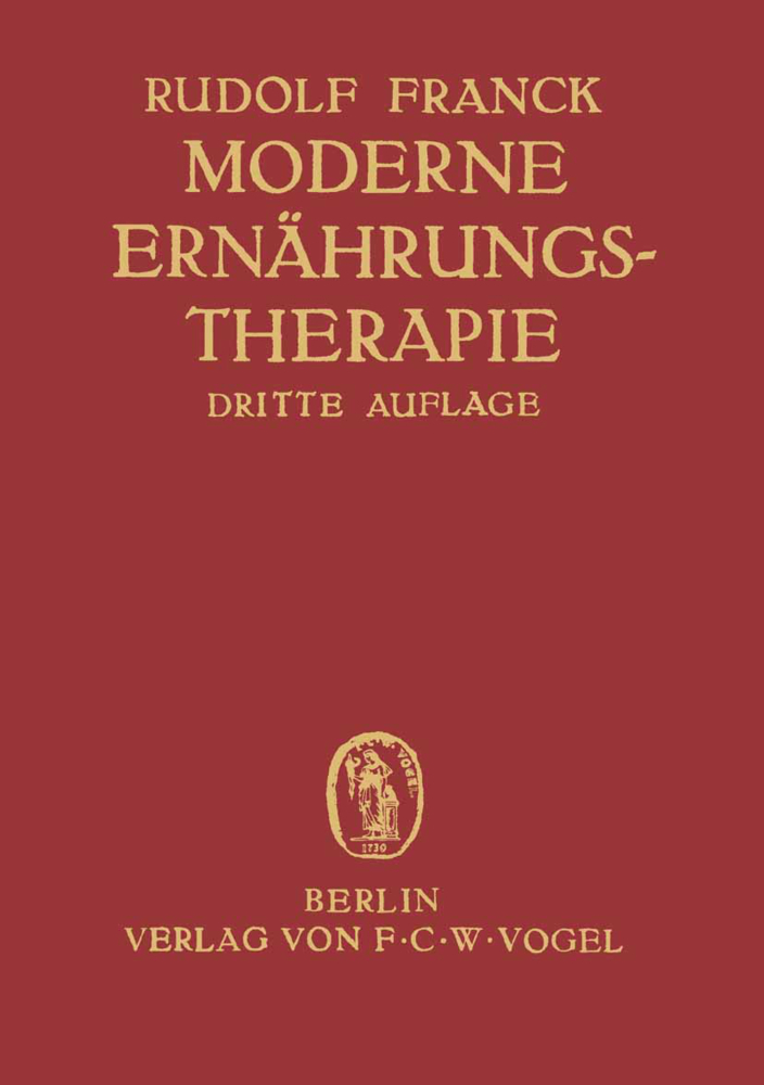 Moderne Ernährungstherapie für die Praxis des Arztes